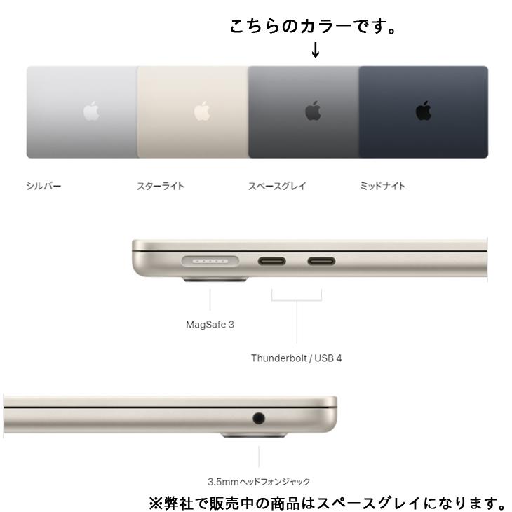 MacBook Air 【中古パソコン】Apple 13.6inch MLXW3J/A A2681 2022