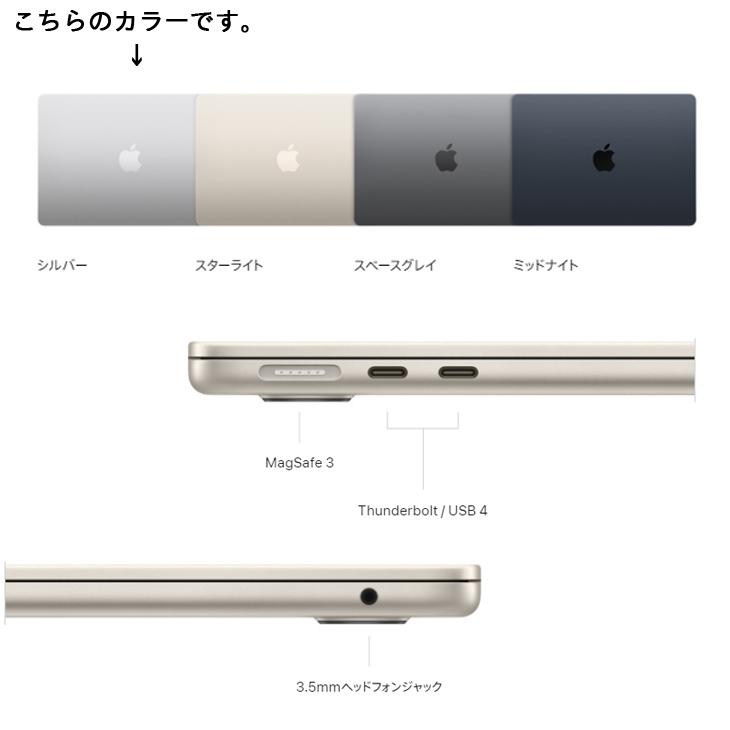 Apple MacBook Air 13.6inch MLY03J/A  A2681 2022 選べるOS TouchID [Apple M2 8コア 8G SSD512GB 無線 BT カメラ 13.6 Silver 純箱] ：美品｜whatfun｜18