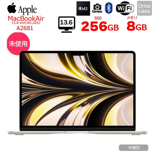 MacBook Air 【未開封品】Apple 13.6inch MLY13J/A A2681 2022 TouchID 