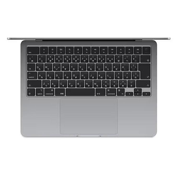 【中古パソコン】Apple MacBook Air 13.6inch MRXN3J/A  A3113 2024 TouchID [Apple M3 8コア 8GB SSD256GB 無線 BT カメラ Spacegray 純箱 ] ：美品の画像