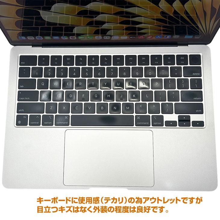 MacBook Air 【中古パソコン】Apple 13.6inch MRXT3J/A A3113 2024 US