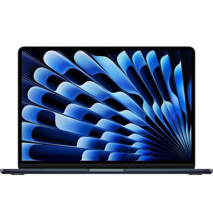 【中古パソコン】Apple MacBook Air 13.6inch MRXW3J/A A3113 2024 TouchID [Apple M3 8コア 8GB SSD512GB 無線 BT カメラ Midnight 純箱] ：アウトレットの画像