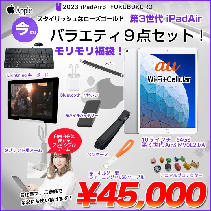 iPad Air3 便利に使える付属品付もりもり9点福袋 】Apple iPad Air3 au