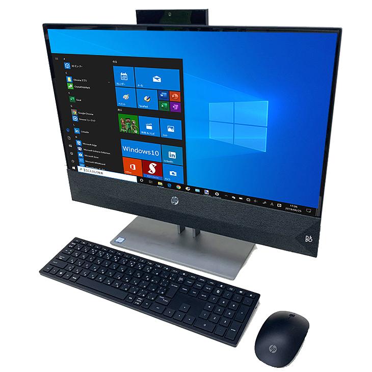 HP Pavilion AIO 24-xa0150jp  中古 一体型 Office Win10  タッチ 地デジ 無線キーマウス リモコン[Core i5 8400T 8GB HDD1T+SSD128G 無線 カメラ 23.8]：美品｜whatfun｜04