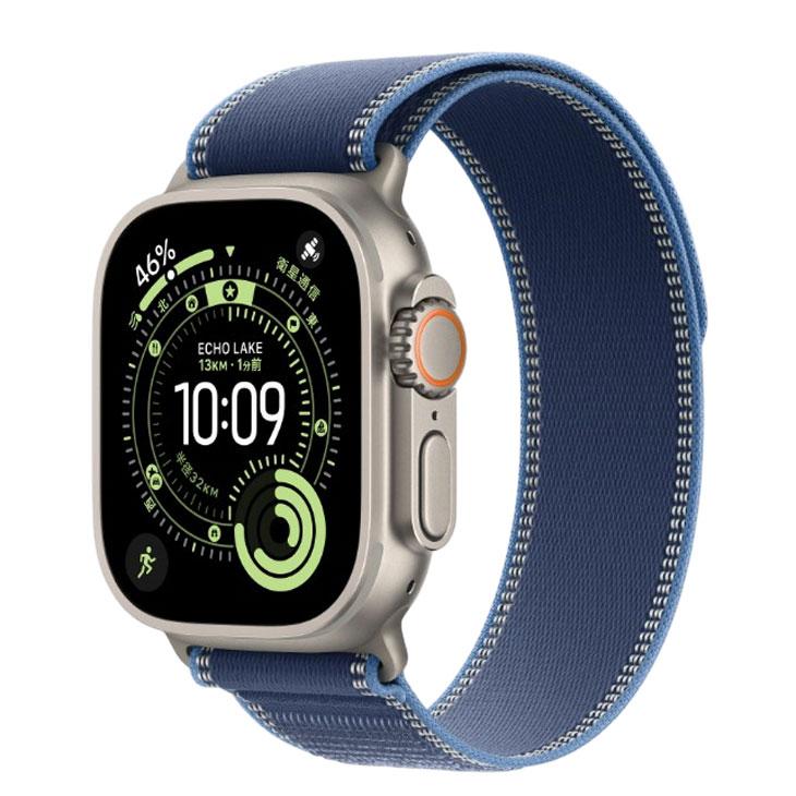 【未開封品 SIMフリー】アップルウォッチ Apple Watch Ultra 3（GPS-セルラー）49mm MEWU4J/A　A3281 ナチュラルチタニウム/ブルーブライトレイルループ M/L ]の画像