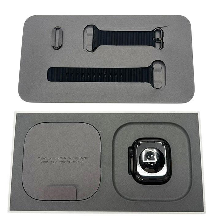 【中古SIMフリー】アップルウォッチ Apple Watch Ultra 3（GPS-セルラー）49mm MF0J4J/A　A3281 ブラックチタニウム/オーシャンバンド ] ：良品の画像