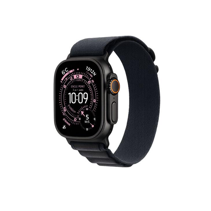 【未開封品 SIMフリー】アップルウォッチ Apple Watch Ultra 3（GPS-セルラー）49mm MF0V4J/A　A3281 ブラックチタニウム/ブラックアルパインループ M]:未開封品の画像