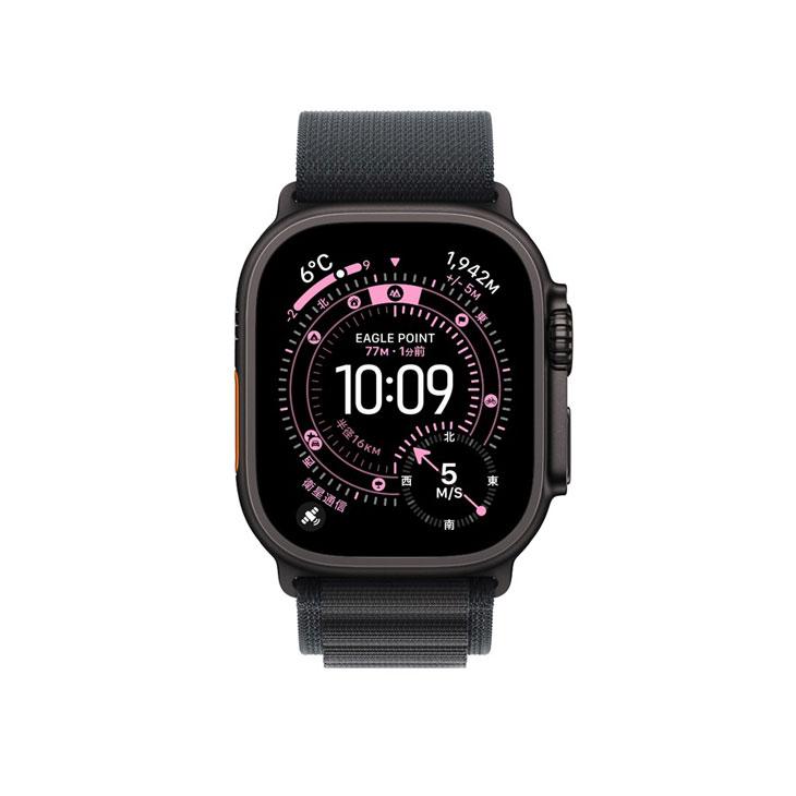 【未開封品 SIMフリー】アップルウォッチ Apple Watch Ultra 3（GPS-セルラー）49mm MF0V4J/A　A3281 ブラックチタニウム/ブラックアルパインループ M]:未開封品の画像