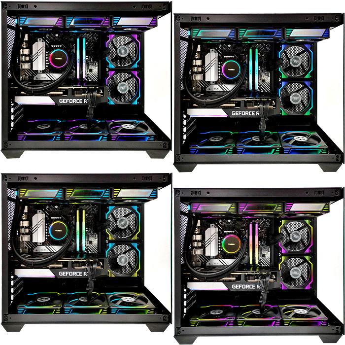 PASOUL ゲーミングPC 黒海景房シームレス HJF-ATX(BK)水冷 PASOUL ゲーミングPC 黒海景房シームレス HJF-ATX(BK)水冷