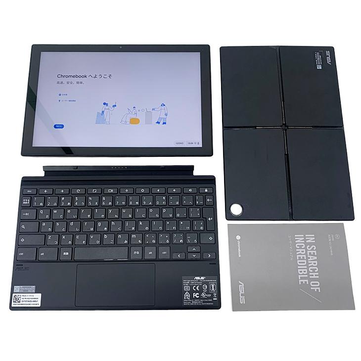 ASUS Chromebook Detachable CM3タッチパネル Chrome OS クロームブック [KOMPANIO 500 4GB eMMC128GB BT カメラ10.5型 ミネラルグレー 純箱 ] ：超美品｜whatfun｜11