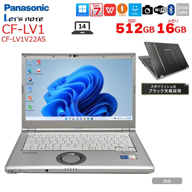 Let's note 【黒い天板がスタイリッシュ】Panasonic レッツノート CF