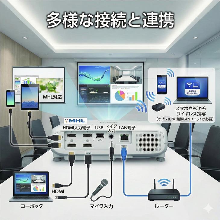 エプソン（EPSON） 【中古】EPSON 液晶プロジェクター 使用時間200時間