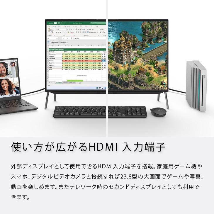 大画面　23インチ　液晶一体型パソコン　Win10　富士通　FMV FH77/DD  All-In-One　TV　DVD　中古美品 FMV WEBカメラ/中古/WIN10/新品SSD512/8GB/23型ワイドフルHD一体型/FMV