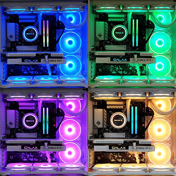 PASOUL ゲーミングPC デスクトップ 白色海景房 HJF-ATX（WH）GeForce