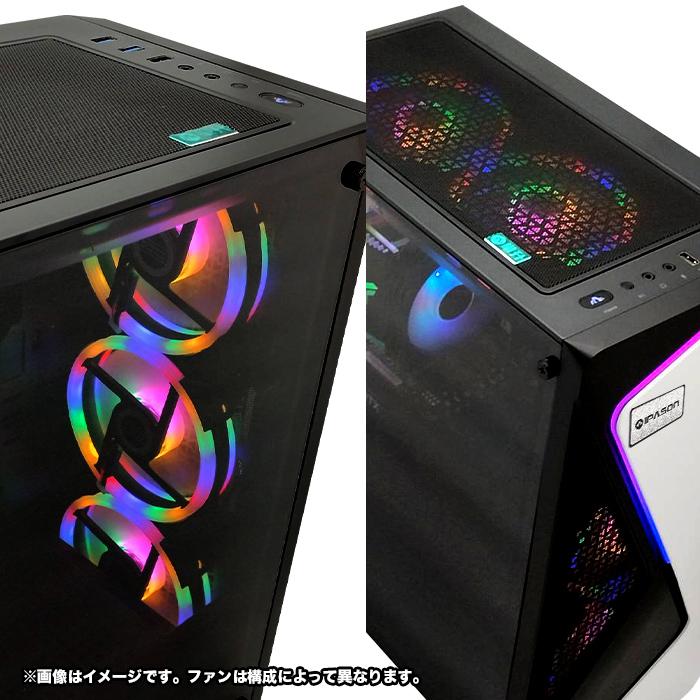 PASOUL ゲーミングPC COMBAT ZONE S7 冷却ファン GeForce RTX4060Ti 第
