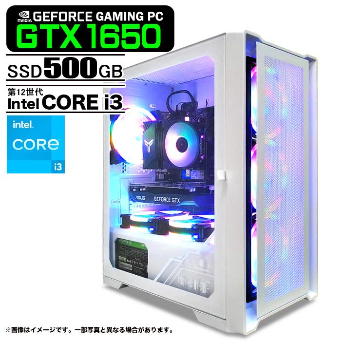 PASOUL ゲーミングPC デスクトップパソコン ホワイト メッシュ GeForce 