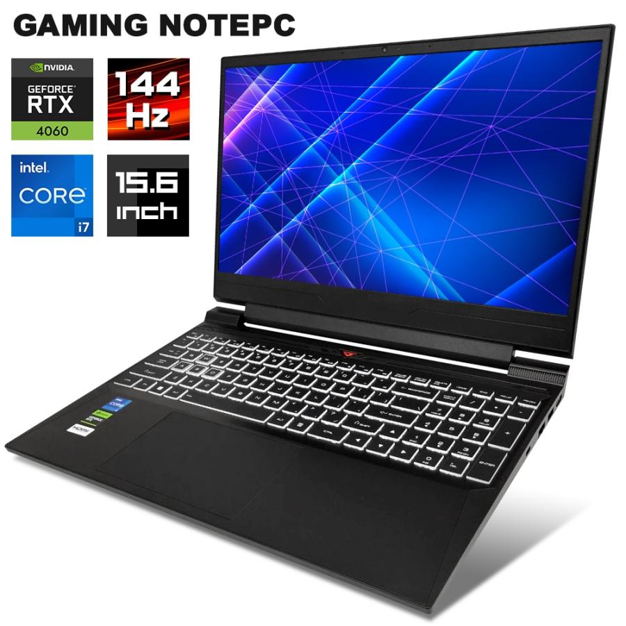 PASOUL ゲーミングPC ノートパソコン GeForce RTX4060 第12世代 Intel 