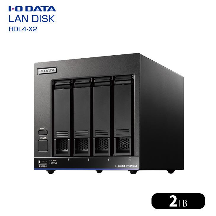 Synology（シノロジー） 【中古】I-O DATA LAN DISC XA HDL4-X2 [2TB
