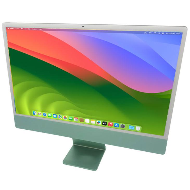 Apple iMac 24inch MGPH3J/A  A2438 4.5K 2021 一体型 選べるOS [Apple M1 8コア 8GB SSD256GB 無線 BT カメラ 24インチ 純箱 Green ]:美品｜whatfun｜10