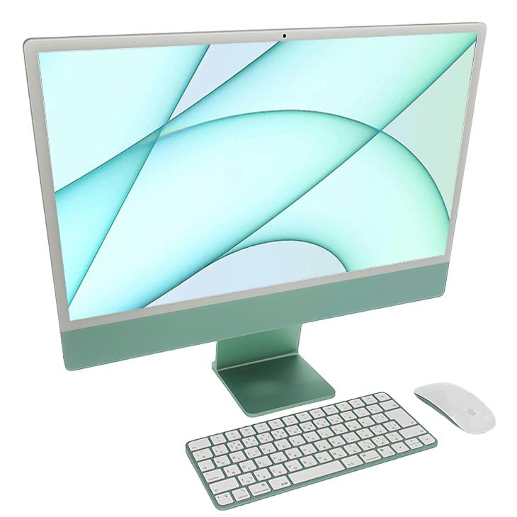 【mocosuke 】Apple 24型 iMac MGPJ3J/A グリ iMac（Apple） Apple iMac 24inch MGPJ3J/A A2438 4.5K 2021 一
