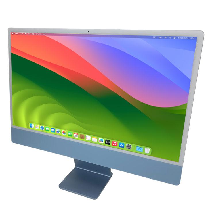 Apple iMac 24inch MGPL3J/A  A2438 4.5K 2021 一体型 選べるOS Touch ID  [Apple M1 8コア 8GB SSD512GB 無線 BT カメラ 24インチ 純箱 Blue ]:美品｜whatfun｜09