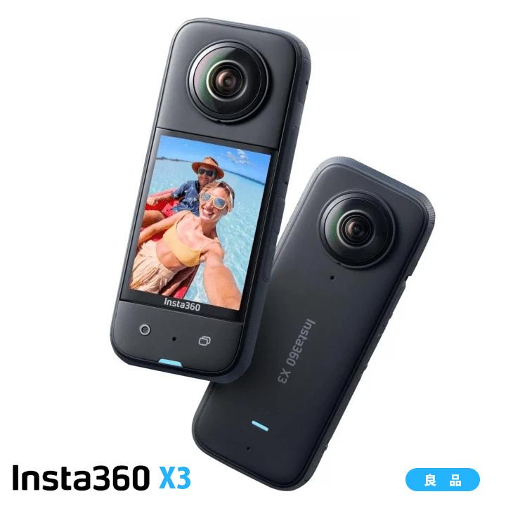 Insta360 【新品レンズに交換済み】Insta360 X3 CINSAAQ/B アクション