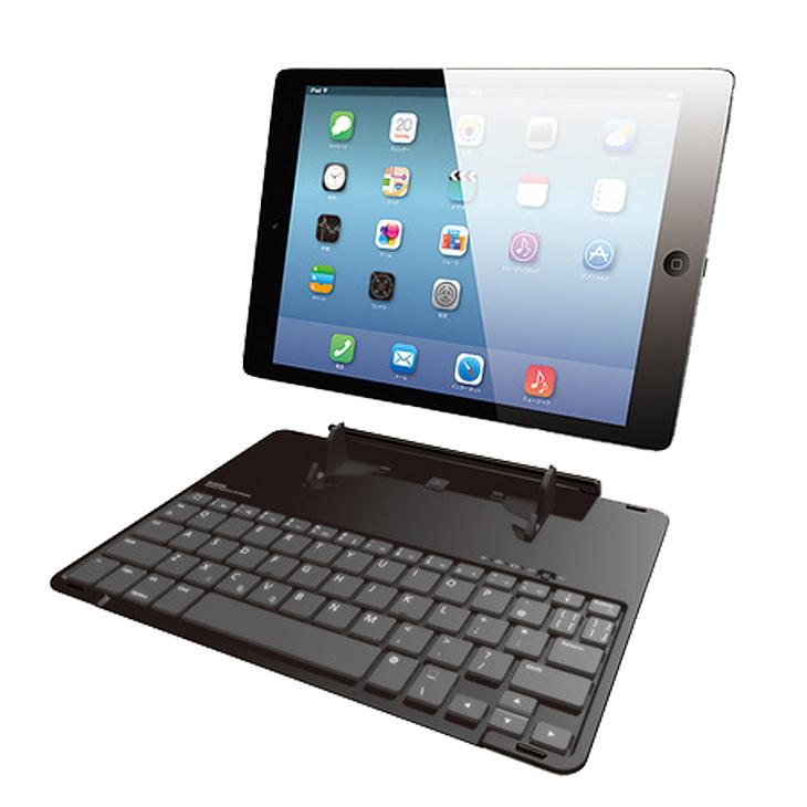 ELECOM エレコム iPad9.7用 キーボード TK-FBP068ISV4  [ 薄型 Bluetooth  磁石フラップ型 オートスリープ対応 スタンド付 日本語65キー シルバー ］：新品｜whatfun｜03