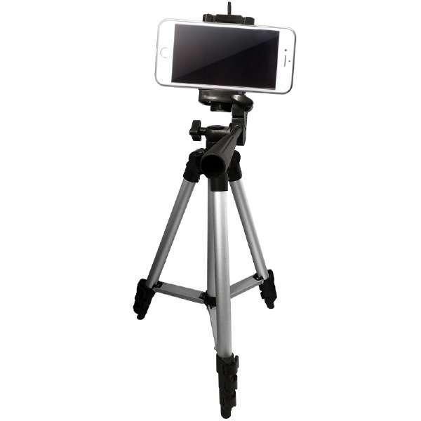 Lazos ラソス 水準器搭載 ４段伸縮 レバーロック式 アルミ三脚 スマホ用ホルダー 付 |  | 04