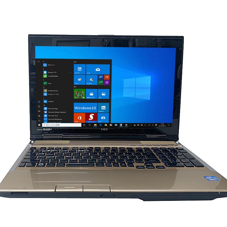 NEC LAVIE LL750 中古 ノート Office Win10 home 第3世代 新品バッテリ