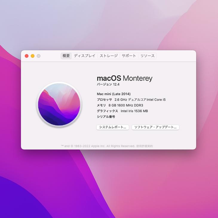デスクトップ型PC Mac mini 2014 MGEM2J/A アップル マック Mac mini MGEM2J/A［2014年秋冬モデル］ Mac