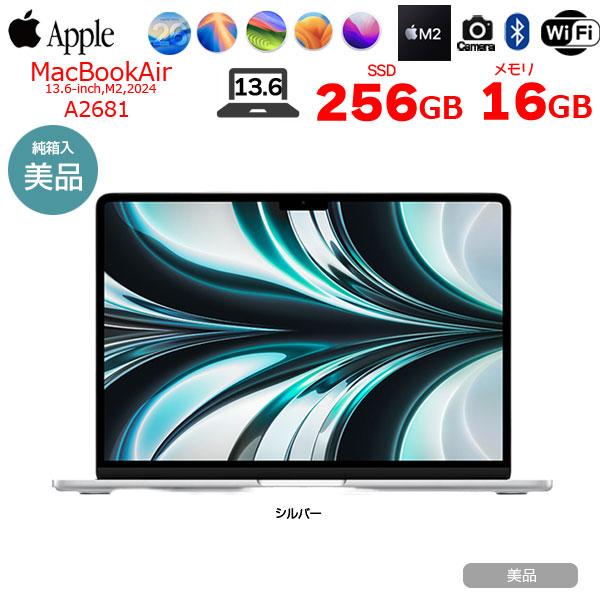 MacBook Air 【中古パソコン】Apple 13.6inch MC7V4J/A A2681 2024