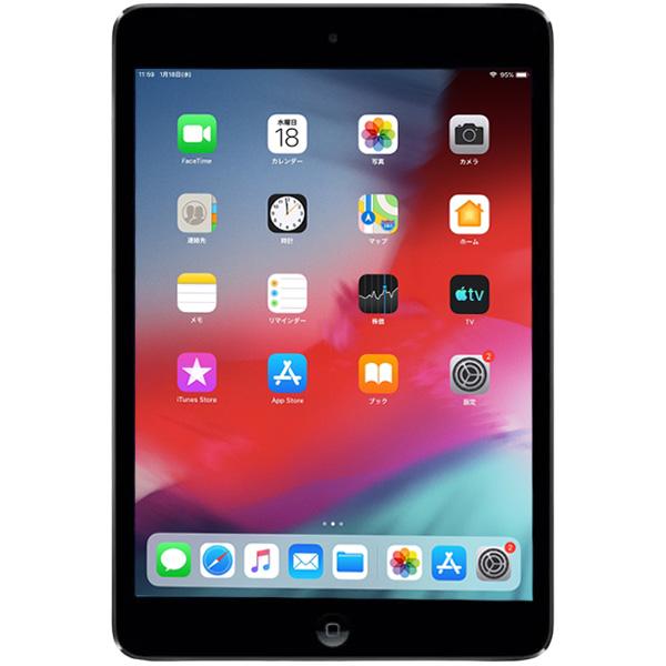 【送料無料】Apple iPad mini2 ME276J/A A1489 Wi-Fiモデル 16GB [ A7 16GB 7.9インチ OS 12.5.7 スペースグレイ] ：アウトレット  本体　中古｜whatfun｜03