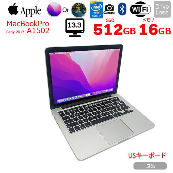 MacBook Pro Apple 13.3inch MF841J/A A1502 Early 2015 USキー 選べる
