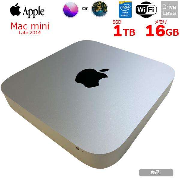 Macデスクトップ APPLE Mac mini MAC MINI MGEQ2J/A Mac mini Apple MGEQ2J/A A1347 Late 2014 小型デスク 選べるOS