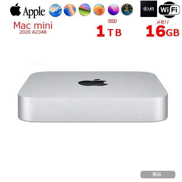 Mac mini 【中古パソコン】Apple MGNT3J/A A2348 M1 2020 小型デスク