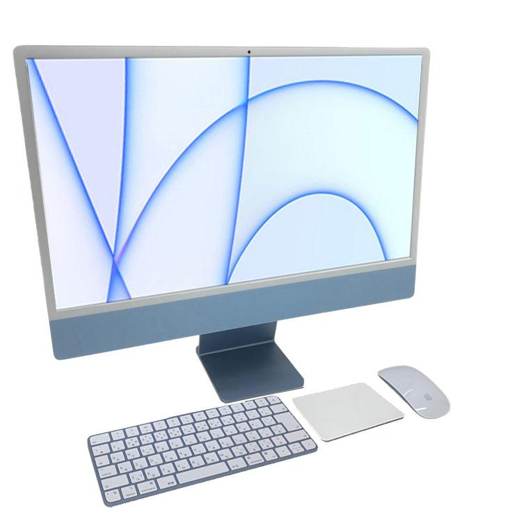 Apple iMac 24inch MGPL3J/A A2438 4.5K 2021 一体型 選べるOS Touch 
