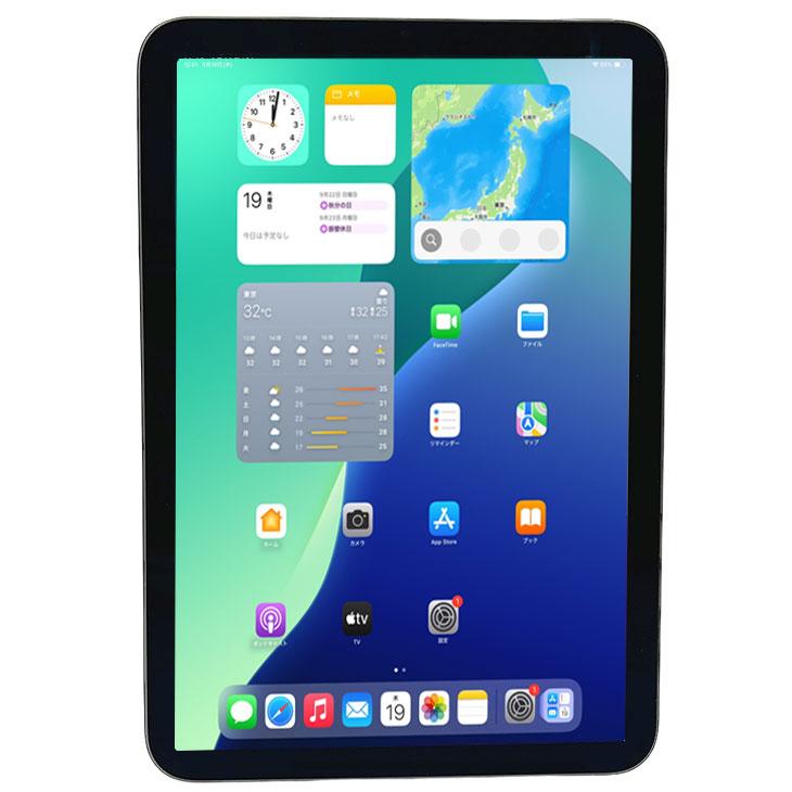 iPad 【SIMフリー 今だけモバイルバッテリー付】Apple mini6 MK8F3J/A