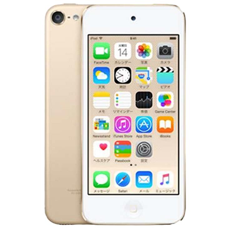 【新品バッテリに交換済】Apple iPod touch6 第6世代 MKHT2J/A [32GB 4インチRetinaディスプレイ Wi-Fi カメラ iOS12.5.7 ゴールド] ：良品 中古 アイポッド_3