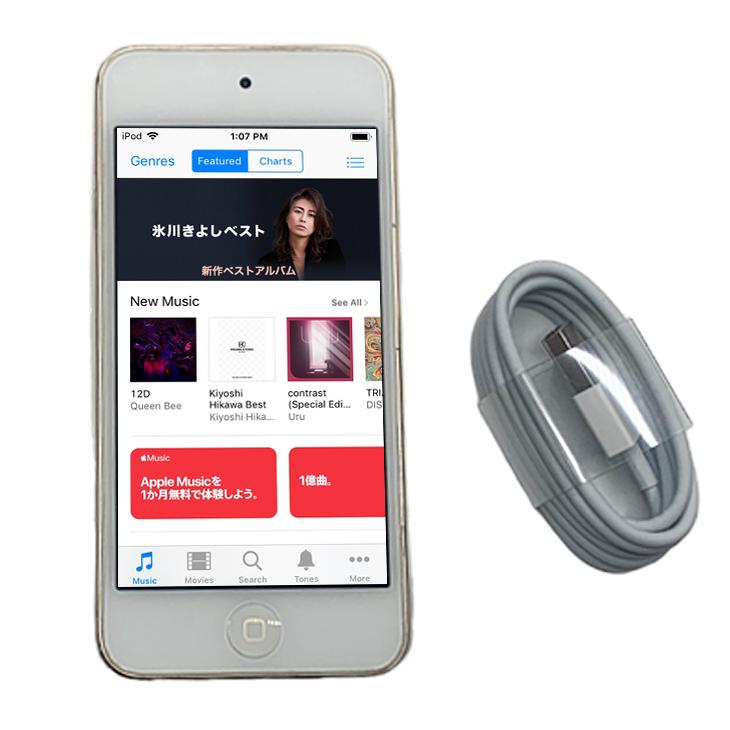 【新品バッテリに交換済】Apple iPod touch6 第6世代 MKHT2J/A [32GB 4インチRetinaディスプレイ Wi-Fi カメラ iOS12.5.7 ゴールド] ：良品 中古 アイポッド_8