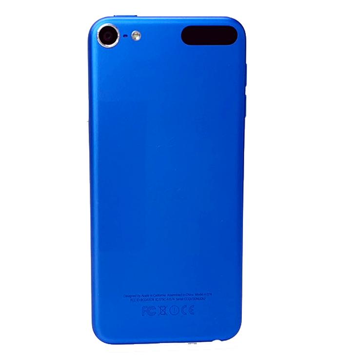 【新品バッテリに交換済】Apple iPod touch6 第6世代 MKHV2J/A [32GB 4インチRetinaディスプレイ Wi-Fi カメラ iOS12.5.7 ブルー] ：良品 中古 アイポッド_6