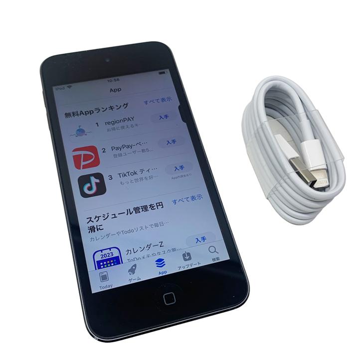 【新品バッテリに交換済】Apple iPod touch6 第6世代 MKJ02J/A 選べるカラー [32GB Retina  Wi-fi カメラ iOS12.5.6 spaceGlay] ：アウトレット 中古 アイポッド｜whatfun｜08