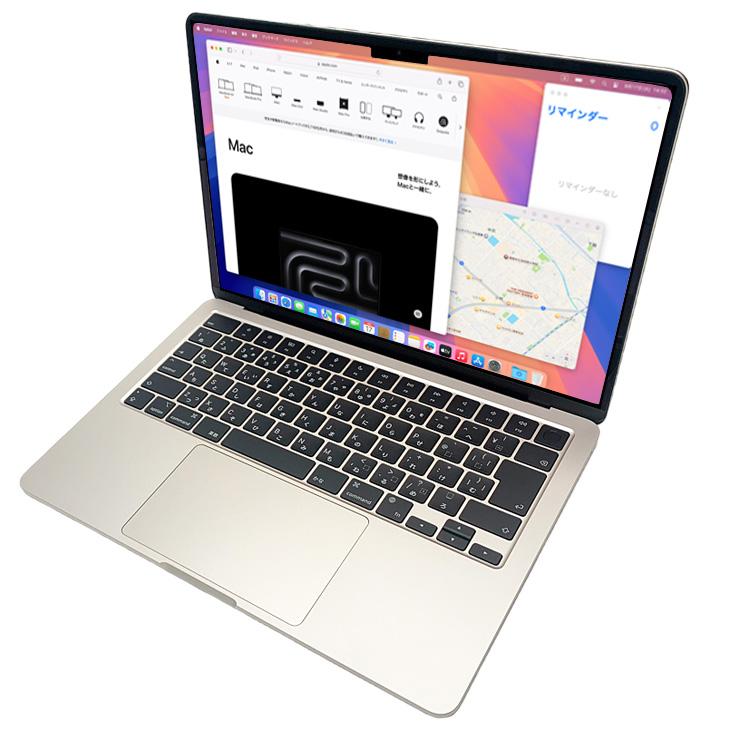 MacBook Air 【中古パソコン】Apple 13.6inch MLY13J/A A2681 2022 OS 