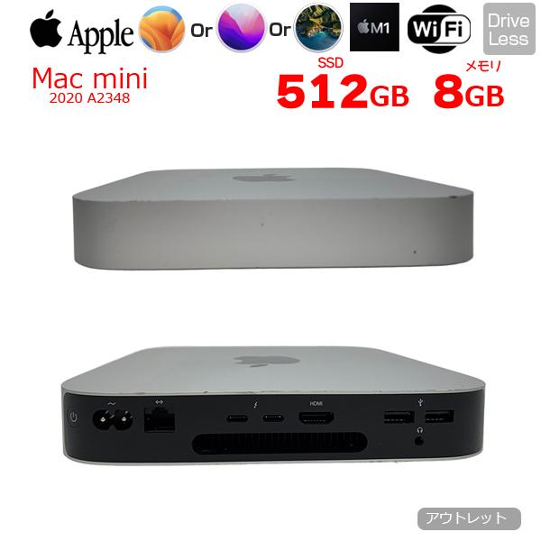 大人気! Apple Mac mini 無線 2020 小型デスク MGNT3J A2348 選べるOS