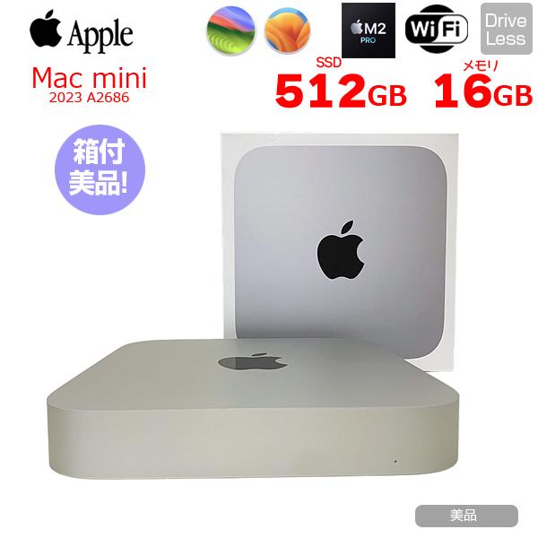 Apple Mac mini MNH73J/A A2686 M2 Pro 2023 小型デスク 選べるOS [Apple M2 Pro 10コア メモリ16GB SSD512GB 無線 BT シルバー 純箱 ]：美品｜whatfun｜02