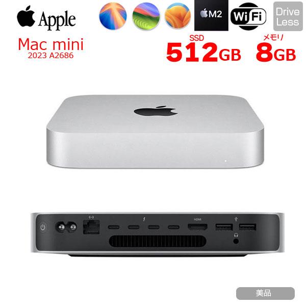 Mac mini Apple MMFK3J/A A2686 M2 2023 小型デスク 選べるOS [Apple 8