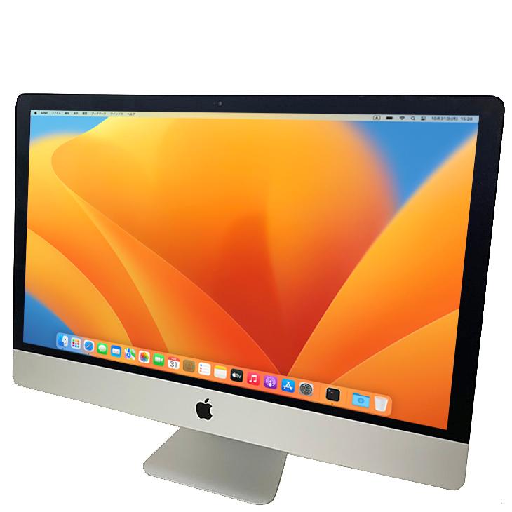 ​美品iMac 27型 5K 2017 MNE92J/A キーボード2種 元箱 iMac（Apple） 【中古パソコン】Apple iMac 27inch MNE92J/A A1419 5K