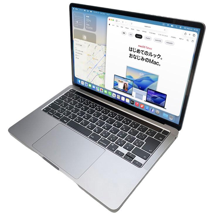 【中古パソコン】Apple MacBook Pro 13.3inch MNEH3J/A A2338 2022 OS TouchBar TouchID [Apple M2 メモリ16GB SSD512GB カメラ 13.3 Space Gray] :良品の画像
