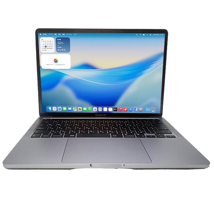 【中古パソコン】Apple MacBook Pro 13.3inch MNEH3J/A A2338 2022 OS TouchBar TouchID [Apple M2 メモリ16GB SSD512GB カメラ 13.3 Space Gray] :良品の画像