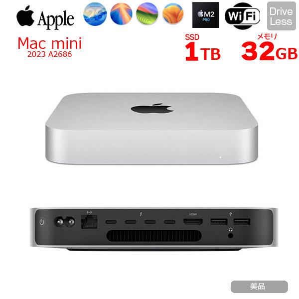 Mac mini Apple MNH73J/A A2686 M2 2023 小型デスク 選べるOS