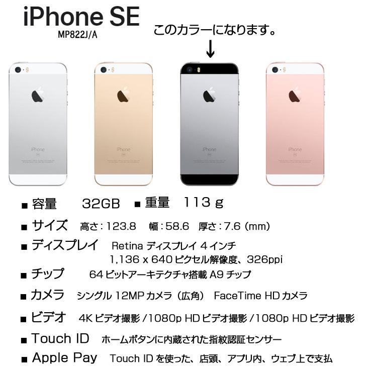 iPhone 8 【SIMロック解除済】Apple SE（第1世代）MP822J/A A1723